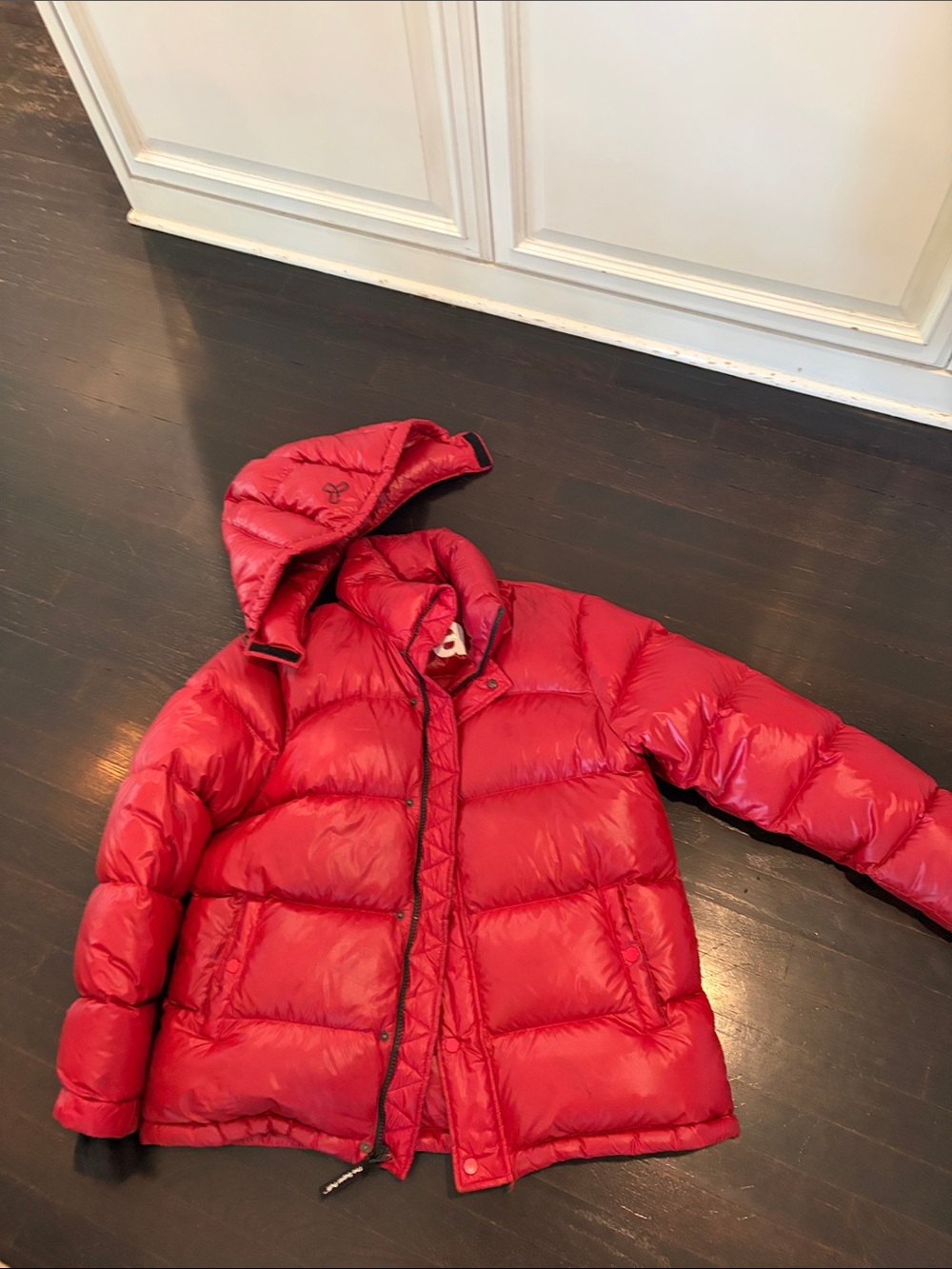 Aritzia super puff Jacket with hood. Like new.